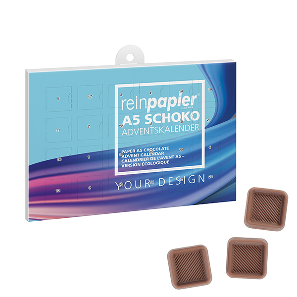 Calendrier de l'Avent en chocolat format A5 - Beauvoir-Wavans