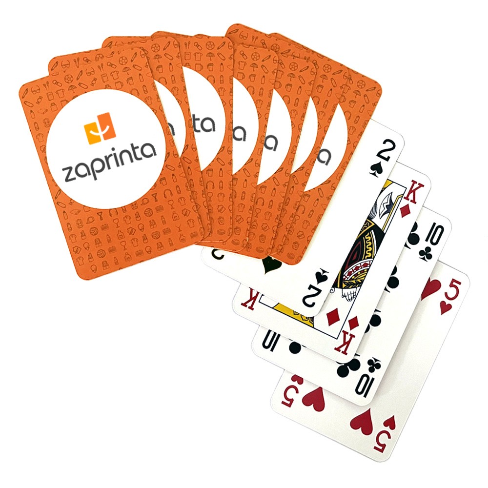 Jeu de cartes personnalisé dans une banderole cellophane - JCA19