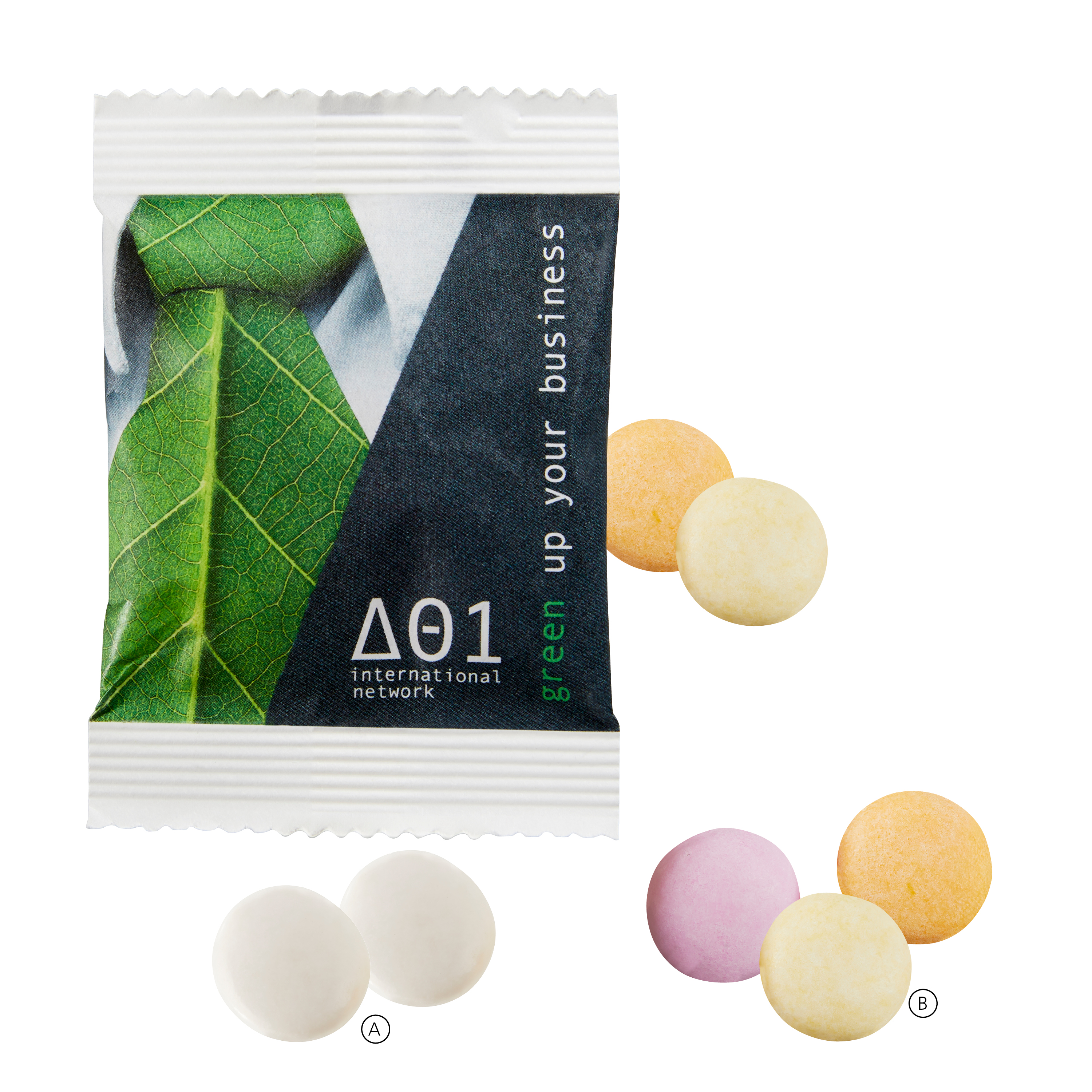 Mentos Duo Mélange en Sac Papier - Maxilly-sur-Saône imprimé avec logo
