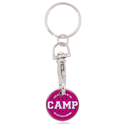 Schlüsselanhänger Einkaufswagenchip personalisiertes abnehmbares Teil - Nantes